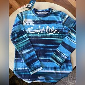 Salt Life Long Sleeve Rash Guard Size M NWT 🐟🐠